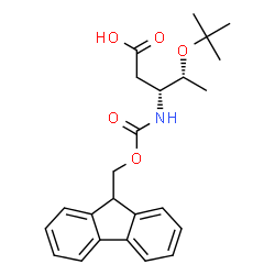 ChemSpider 2D Image | Fmoc-beta-Homothr(tBu)-OH | C24H29NO5