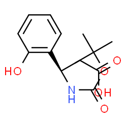 ChemSpider 2D Image | (R)-3-((tert-Butoxycarbonyl)amino)-3-(2-hydroxyphenyl)propanoic acid | C14H19NO5