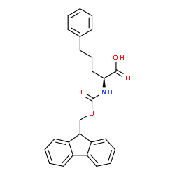 ChemSpider 2D Image | N-[(9H-Fluoren-9-ylmethoxy)carbonyl]-5-phenyl-L-norvaline | C26H25NO4
