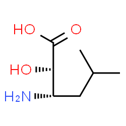 ChemSpider 2D Image | (2S,3S)-3-Amino-2-hydroxy-5-methylhexanoic acid | C7H15NO3