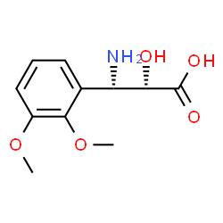 ChemSpider 2D Image | (2S,3S)-3-Amino-3-(2,3-dimethoxyphenyl)-2-hydroxypropanoic acid | C11H15NO5