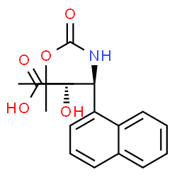ChemSpider 2D Image | (2S,3S)-2-Hydroxy-3-({[(2-methyl-2-propanyl)oxy]carbonyl}amino)-3-(1-naphthyl)propanoic acid | C18H21NO5