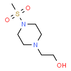 ChemSpider 2D Image | 4-Methylsulfonylpiperazine-1-ethanol | C7H16N2O3S