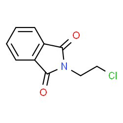 ChemSpider 2D Image | N-(2-Chloroethyl)Phthalimide | C10H8ClNO2