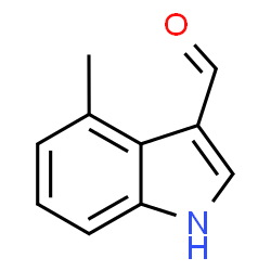 ChemSpider 2D Image | 3-Formyl-4-methylindole | C10H9NO