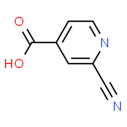 ChemSpider 2D Image | 2-Cyanoisonicotinic acid | C7H4N2O2