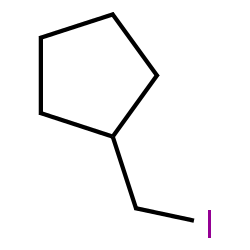 ChemSpider 2D Image | (Iodomethyl)cyclopentane | C6H11I