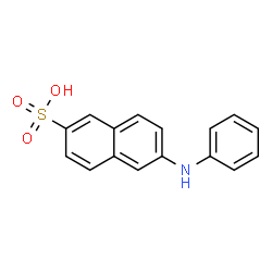 ChemSpider 2D Image | 6-Anilino-2-naphthalenesulfonic acid | C16H13NO3S