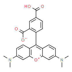 ChemSpider 2D Image | 5-Carboxytetramethylrhodamine | C25H22N2O5