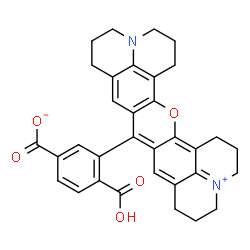 ChemSpider 2D Image | 6-Carboxy-X-rhodamine | C33H30N2O5