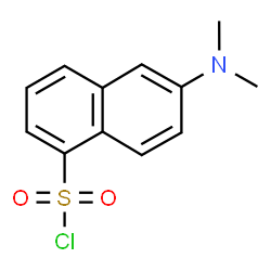 ChemSpider 2D Image | 2-DIMETHYLAMINONAPHTHALENE-5-SULFONYL CHLORIDE | C12H12ClNO2S