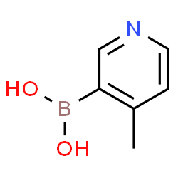 ChemSpider 2D Image | 4-Methylpyridine-3-boronic acid | C6H8BNO2