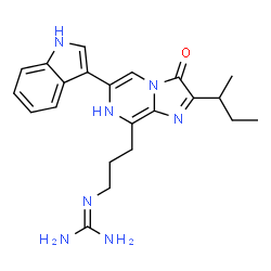 ChemSpider 2D Image | Vargulin | C22H27N7O