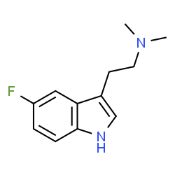 ChemSpider 2D Image | 5-FLUORO-N,N-DIMETHYLTRYPTAMINE | C12H15FN2