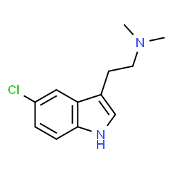 ChemSpider 2D Image | 5-CHLORO-N,N-DIMETHYLTRYPTAMINE | C12H15ClN2