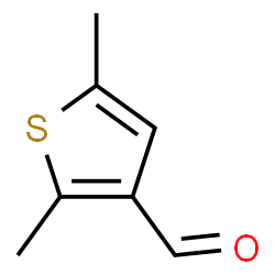 ChemSpider 2D Image | 2,5-Dimethyl-3-thiophenecarbaldehyde | C7H8OS