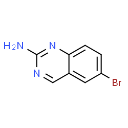 ChemSpider 2D Image | 6-Bromo-2-quinazolinamine | C8H6BrN3