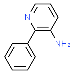 ChemSpider 2D Image | 2-Phenyl-3-pyridinamine | C11H10N2