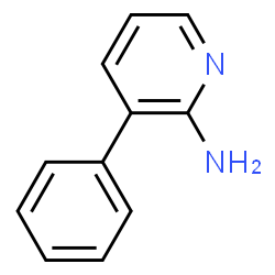 ChemSpider 2D Image | 3-Phenyl-2-pyridinamine | C11H10N2