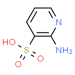 ChemSpider 2D Image | 2-Amino-3-pyridinesulfonic acid | C5H6N2O3S