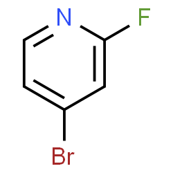 ChemSpider 2D Image | 2-Fluoro-4-bromopyridine | C5H3BrFN