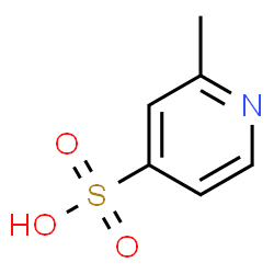 ChemSpider 2D Image | 2-Methyl-4-pyridinesulfonic acid | C6H7NO3S