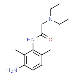 ChemSpider 2D Image | N-(3-Amino-2,6-dimethylphenyl)-2-(diethylamino)acetamide | C14H23N3O