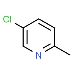 ChemSpider 2D Image | 5-Chloro-2-methylpyridine | C6H6ClN