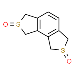 ChemSpider 2D Image | 1,3,6,8-Tetrahydrothieno[3,4-e][2]benzothiophene 2,7-dioxide | C10H10O2S2