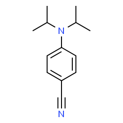 ChemSpider 2D Image | 4-(Diisopropylamino)benzonitrile | C13H18N2