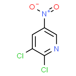 ChemSpider 2D Image | 2,3-Dichloro-5-nitropyridine | C5H2Cl2N2O2