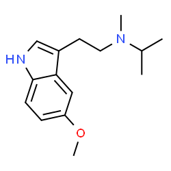 ChemSpider 2D Image | 5-methoxy MiPT | C15H22N2O