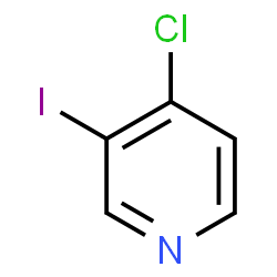 ChemSpider 2D Image | 4-Chloro-3-iodopyridine | C5H3ClIN