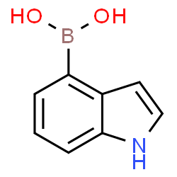ChemSpider 2D Image | Indole-4-boronic acid | C8H8BNO2