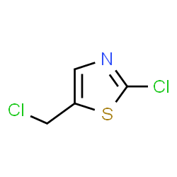 ChemSpider 2D Image | 2-Chloro-5-chloromethyl thiazole | C4H3Cl2NS