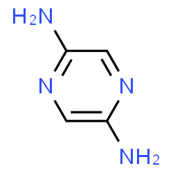 ChemSpider 2D Image | 2,5-Diaminopyrazine | C4H6N4