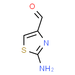 ChemSpider 2D Image | 4-Thiazolecarboxaldehyde,2-amino- | C4H4N2OS