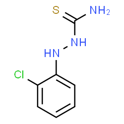 ChemSpider 2D Image | 2-(2-Chlorophenyl)hydrazinecarbothioamide | C7H8ClN3S