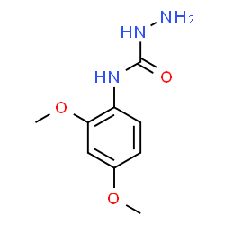 ChemSpider 2D Image | N-(2,4-Dimethoxyphenyl)hydrazinecarboxamide | C9H13N3O3