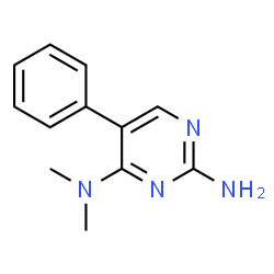 ChemSpider 2D Image | N~4~,N~4~-Dimethyl-5-phenyl-2,4-pyrimidinediamine | C12H14N4