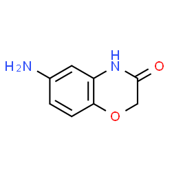 ChemSpider 2D Image | 6-Amino-4H-benzo[1,4]oxazin-3-one | C8H8N2O2