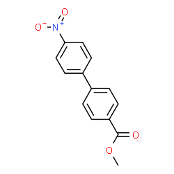 ChemSpider 2D Image | Methyl 4'-nitro-4-biphenylcarboxylate | C14H11NO4