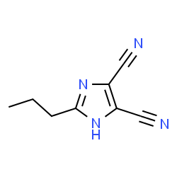 ChemSpider 2D Image | 2-Propyl-1H-imidazole-4,5-dicarbonitrile | C8H8N4
