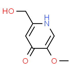 ChemSpider 2D Image | 2-(Hydroxymethyl)-5-methoxypyridin-4-ol | C7H9NO3