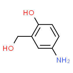 ChemSpider 2D Image | 4-Amino-2-(hydroxymethyl)phenol | C7H9NO2