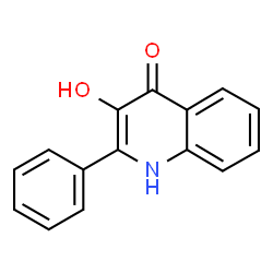 ChemSpider 2D Image | 3-Hydroxy-2-phenyl-4(1H)-quinolinone | C15H11NO2