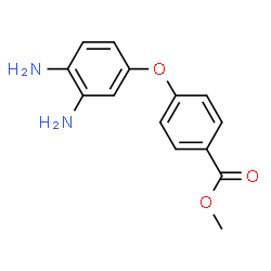 ChemSpider 2D Image | Methyl 4-(3,4-diaminophenoxy)benzoate | C14H14N2O3