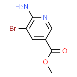 ChemSpider 2D Image | Methyl 6-amino-5-bromonicotinate | C7H7BrN2O2