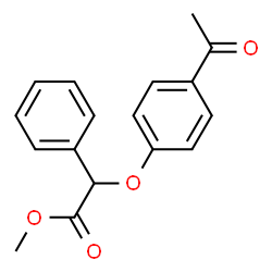 ChemSpider 2D Image | Methyl (4-acetylphenoxy)(phenyl)acetate | C17H16O4