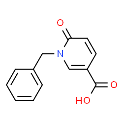 ChemSpider 2D Image | 1-Benzyl-6-oxo-1,6-dihydro-3-pyridinecarboxylic acid | C13H11NO3